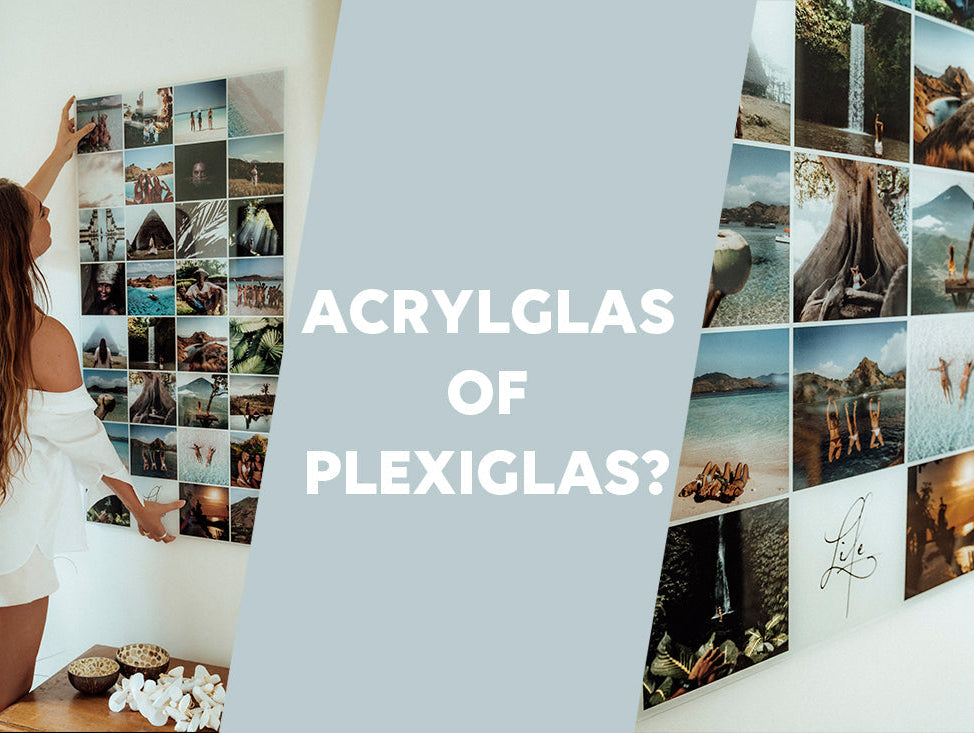 Jouw foto's afdrukken op acrylglas of op plexiglas?