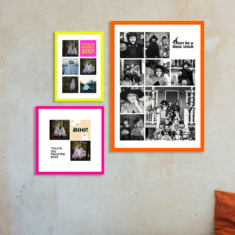 Instawall Poster in Neon Gele lijst Print Instawall Prints