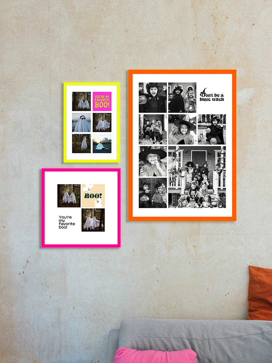 Instawall Poster in Neon Gele lijst Print Instawall Prints