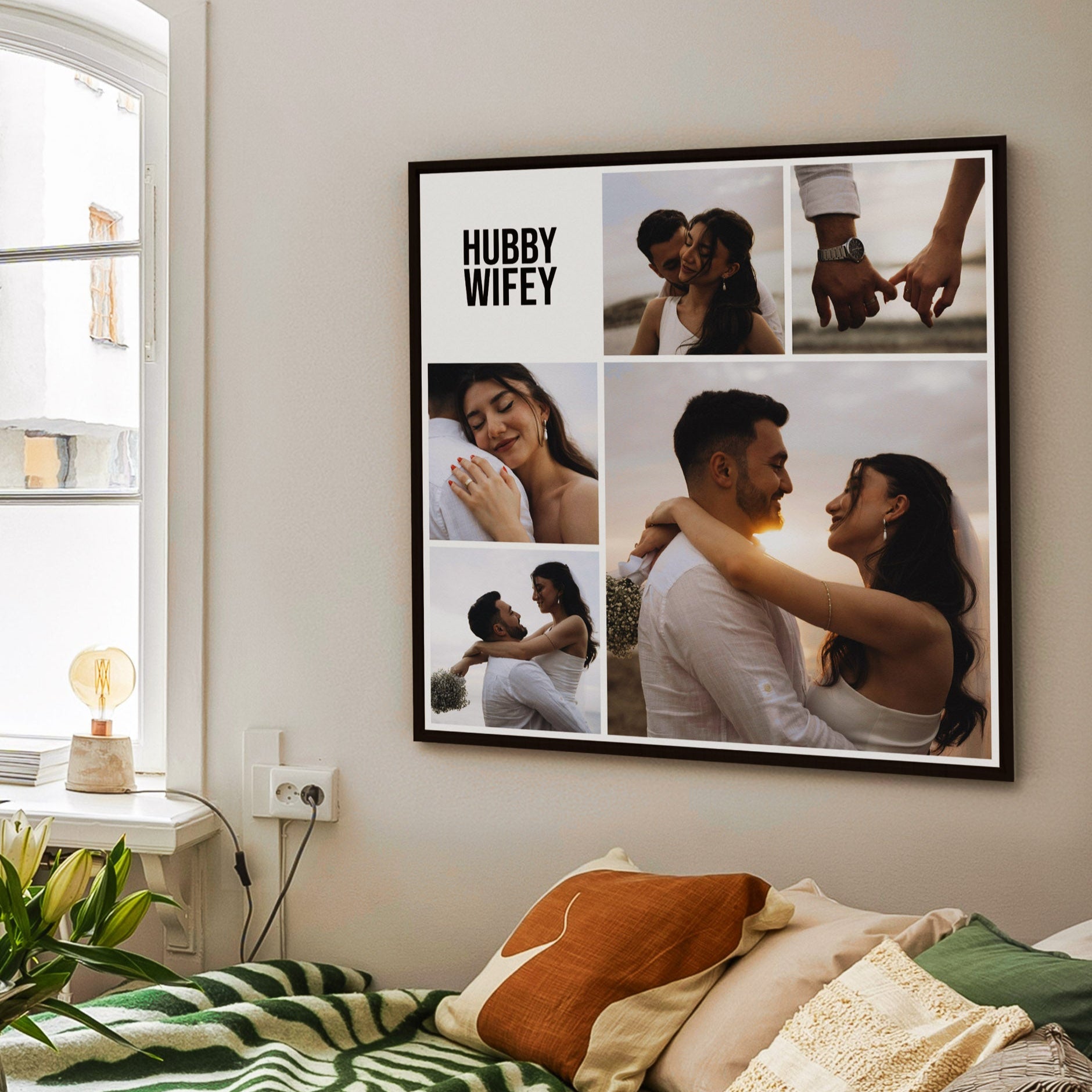 Creëer heel eenvoudig je eigen Instawall Instawall Print Instawall Prints 80x80 cm Akoestisch vilt Baklijst zwart akp-80x80-rlzwaoi-mfotw