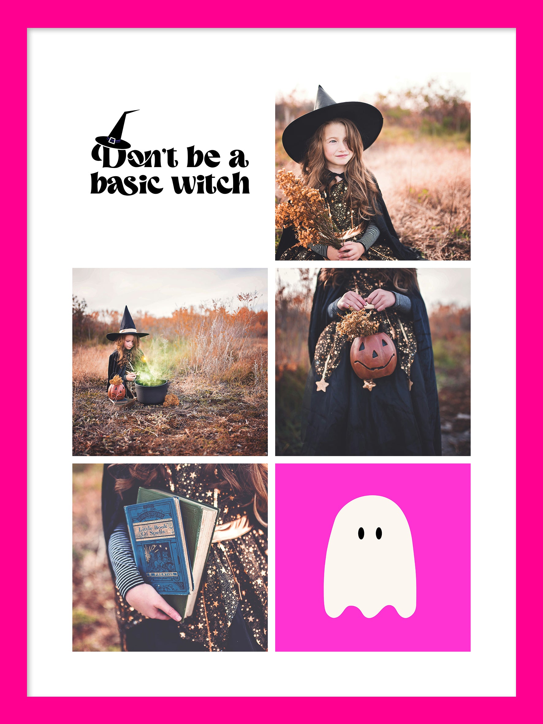 Instawall Poster in Neon Roze lijst Print Instawall Prints