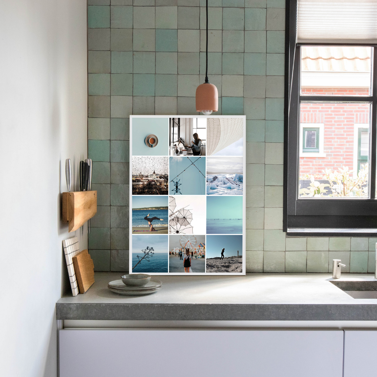 Portrait | 3:4 Print Instawall Prints 30x40 cm Aluminium Inclusief ophangsysteem dbw-30-40-mko