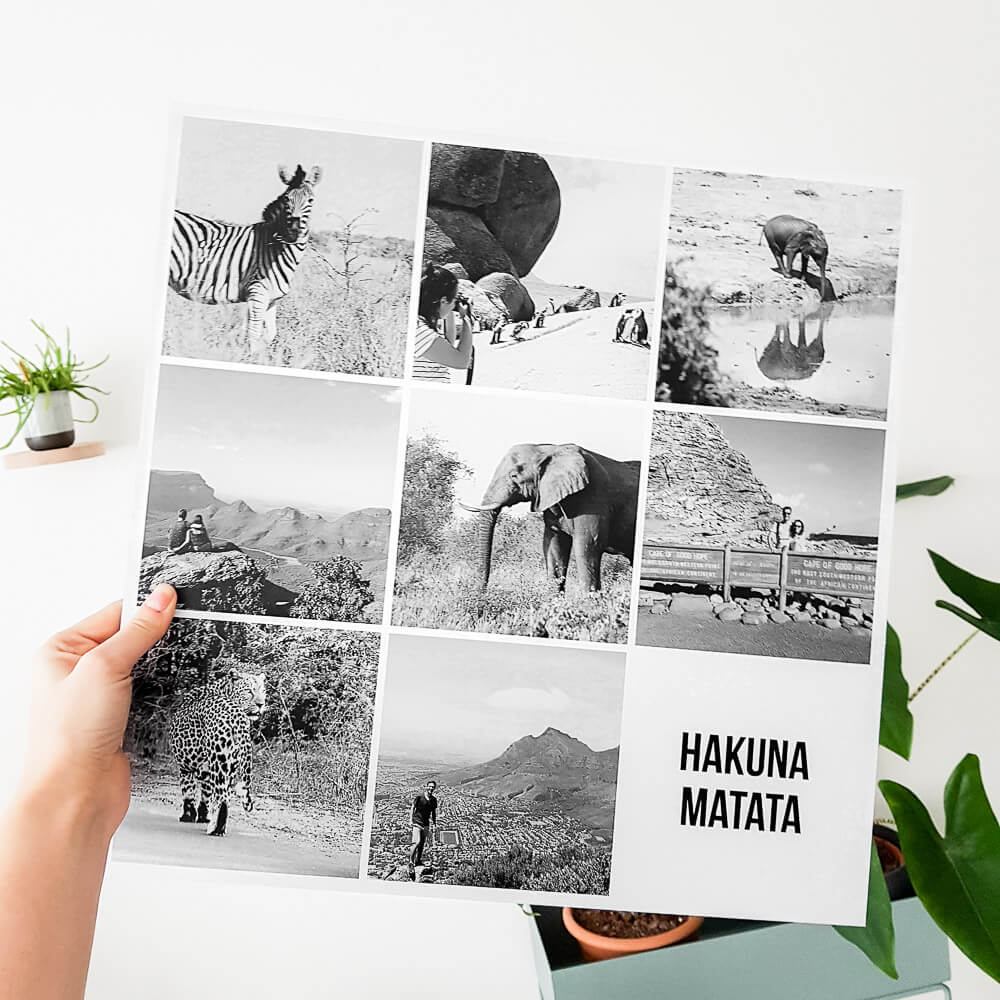 Creëer heel eenvoudig je eigen Instawall Instawall Print Instawall Prints 60x60 cm Aluminium Inclusief ophangsysteem dbw-60-60-mko