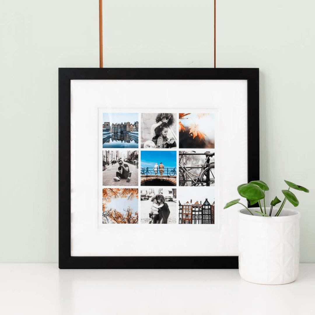 Creëer heel eenvoudig je eigen Instawall Instawall Print Instawall Prints 60x60 cm Poster Houten lijst blank poster-60-60-frposbl