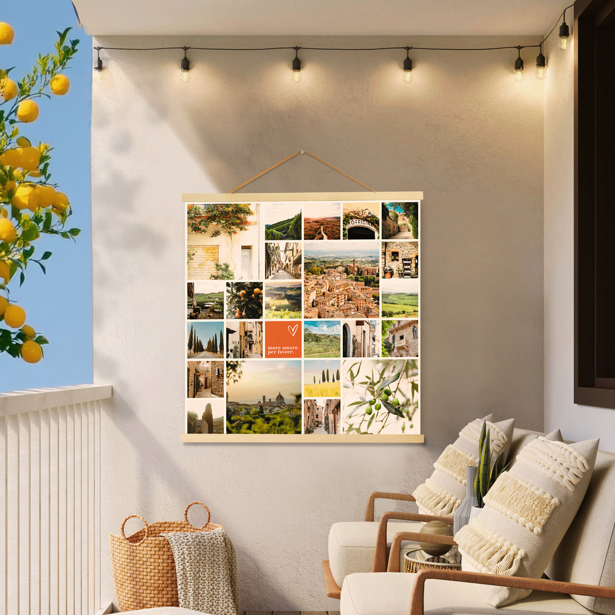 Instawall Garten Poster Quadratisch | 1:1