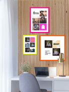 Instawall Poster in Neon Gele lijst Print Instawall Prints