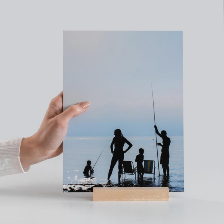 Print in houten fotohouder Print Instawall Prints   